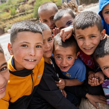 Timchi village children