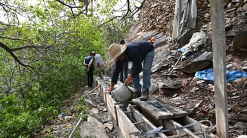 May 2024 Tanamerte village Aghbar Sequia irrigation canal construction with Annenberg Foundation