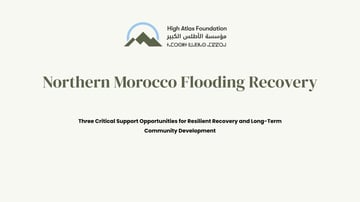 Northern Morocco Flooding Recovery pptx