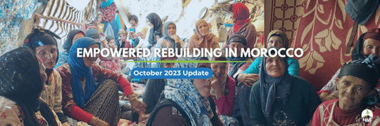 Empowered rebuilding in morocco