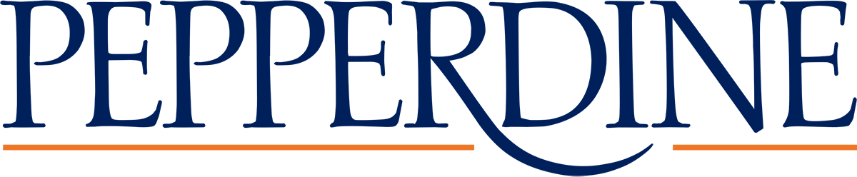 Pepperdine University wordmark svg